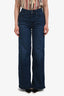 Frame Blue Denim Wide Leg Jeans Size 24