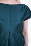 Pleats Please Issey Miyake Emerald Green SS Top One Size