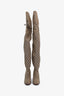 Gucci Brown GG Canvas Over The Knee Boots Size 39