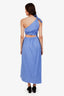 Sofia Purple One-Shoulder 'Sienne' Midi Dress Size S