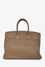 Hermès 2012 Etoupe Clemence Leather Birkin 35