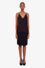 Akris Punto Black Straight Midi Length Skirt Size 6