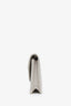 Saint Laurent Cream Leather Chevron Envelope Wallet on Chain