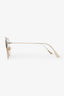 Christian Dior Pink/Gold Square Frame Sunglasses