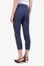 Max Mara Slate Blue Tapered Trouser Size 2