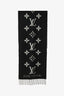 Louis Vuitton Grey Cashmere Monogram 'Reykjavik' Scarf