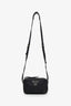 Prada Black Leather Camera Crossbody Bag SHW