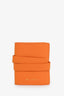 Bvlgari Orange Leather Watch Travel Case