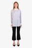 Proenza Schouler Black Tweed Button Detail Flare Pants Size 0