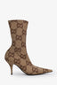 Gucci x Balenciaga Brown GG Knife Sock Boots Size 37.5