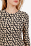 Valentino Beige/Black Toile Iconographe Print Long Sleeve Size S
