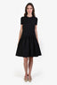 Alexander McQueen Black 2022 Black Cut Out Flare Mini Dress Size 40