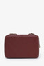 Pre-loved Chanel™ 2024 Burgundy Quilted Lambskin Coco Click Camera Bag