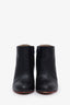 Christian Louboutin Black Leather Ankle Boots Size 36.5