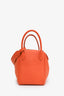 Hermès 2012 Orange Clemence Lindy 30