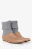 Gabriela Hearst Nude/Grey Leather Boots Size 40
