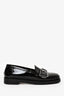 Pre-Loved Chanel™ Black Patent Leather CC Loafer Size 37C