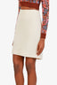 Moschino Couture Cream Wool Midi Skirt Size 12