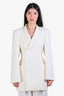 Source Unknown Beige 'Corrin' Wrap Blazer Size M