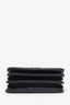 Pre-loved Chanel™ 22A Black Quilted Lambskin Top Handle Flap Clutch with Chain