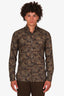Tom Ford Camo Print Button Down Shirt Size 39 Mens
