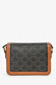 Celine Brown Leather 'Triomphe' Teen Crossbody Bag