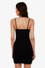 Sandro Black Knitted Mini Slip Dress Size 40