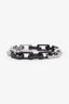 Louis Vuitton Stainless Steel Black Monogram Chain Bracelet