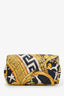Versace Yellow Multicolour Barocco Print Quilted Leather Icon Crossbody Bag