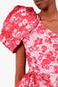 Eliya The Label Red Printed 'Michelle' Dress Size L