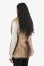 Cassin Brown Muskrat Fur Vest