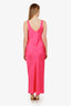 L'agence Pink 'Akiya' Tank Maxi Dress Size M