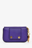 Fendi Purple Leather Nano Baguette Charm