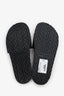 Saint Laurent Black Leather Logo Slides Size 37.5