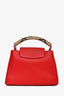 Louis Vuitton Red Taurillon Leather Python Capucines BB Top Handle Bag