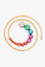 Y/Project Gold Tone Multicolour Beaded Spiral Single Earring