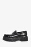 Celine Black Leather Triomphe Chunky Loafers Size 42 Mens