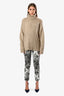 Stella McCartney Grey/White Denim Floral Skinny Jeans Size 26