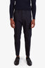 Tom Ford Navy Cotton Straight Leg Pants Size 32 Mens
