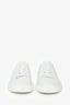 Hermès White Leather 'Deep' Sneaker Size 37.5