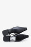 Gucci Black Mesh Crystal Embellished GG Slingback Flats Size 37