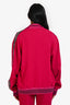 Dolce & Gabbana Pink Side Panel Logo Track Jacket Size 40