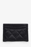 Pre-loved Chanel™ Black Caviar CC Logo Cardholder