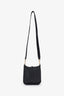 Hermès 2002 Black Clemence Leather Mini Evelyne TPM 16 Crossbody