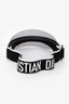 Christian Dior White/Black DiorClub1 Visor