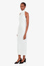 White Halter Neck Backless 'Hemingway' Dress Size 36
