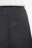 Pre-loved Chanel™ Navy/White Wool Silk Blend Striped Skirt Size 38