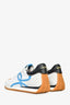 Loewe White/Blue Flow Sneakers Size 41 Mens