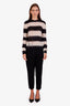 Prada Black Cotton Straight Leg Stretch Pants Size L