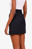 Christian Dior Black Wool Silk Mini Skirt Size US 2